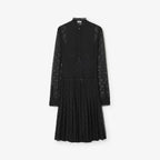 Check Lace Dress