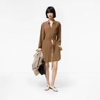 Silk Crepe de Chine Shirt Dress