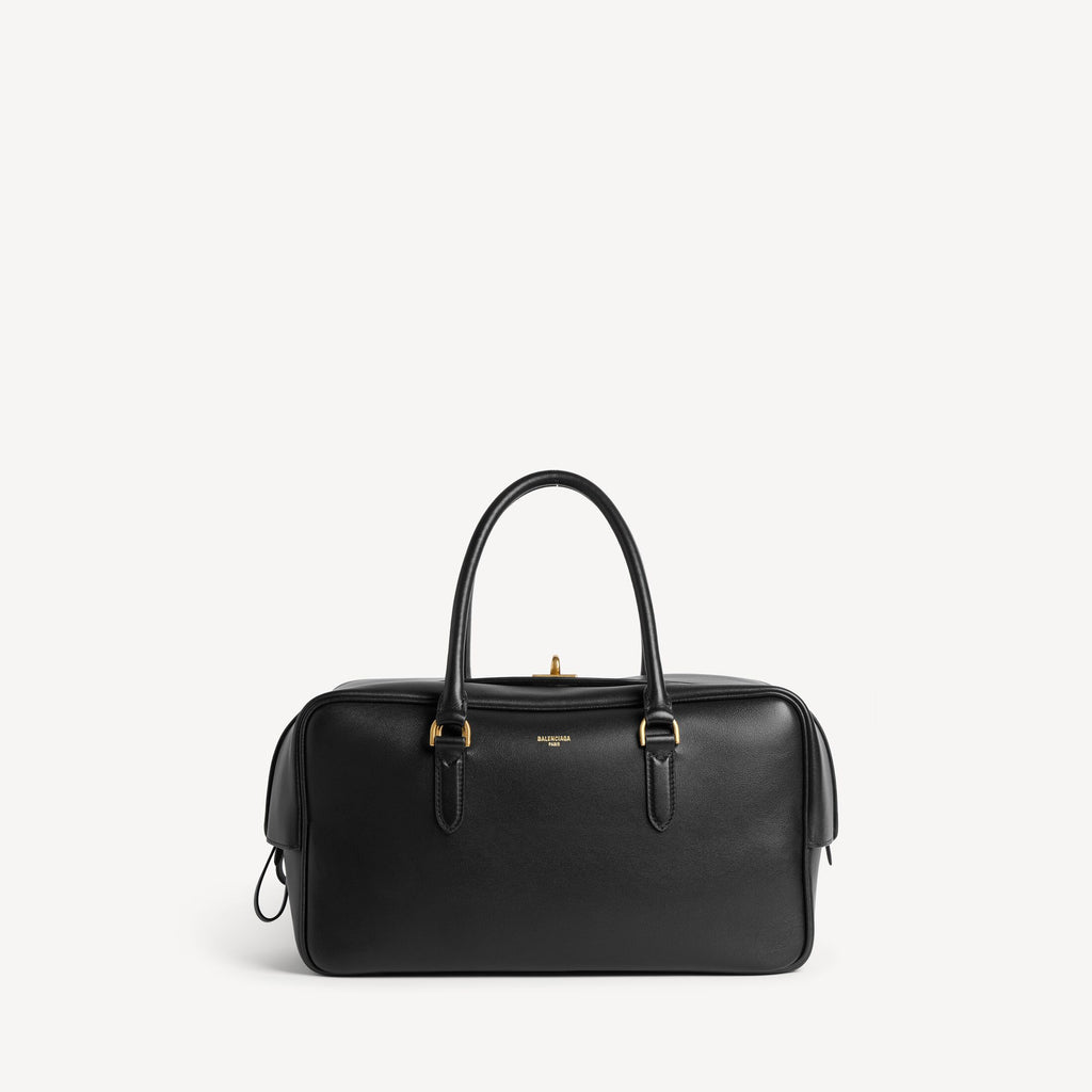 Women's Le 7 Bowling Bag Medium in Black RUNWAY DELUXE