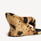 Women's Gaeta Wedge Thong in Leopard RUNWAY DELUXE