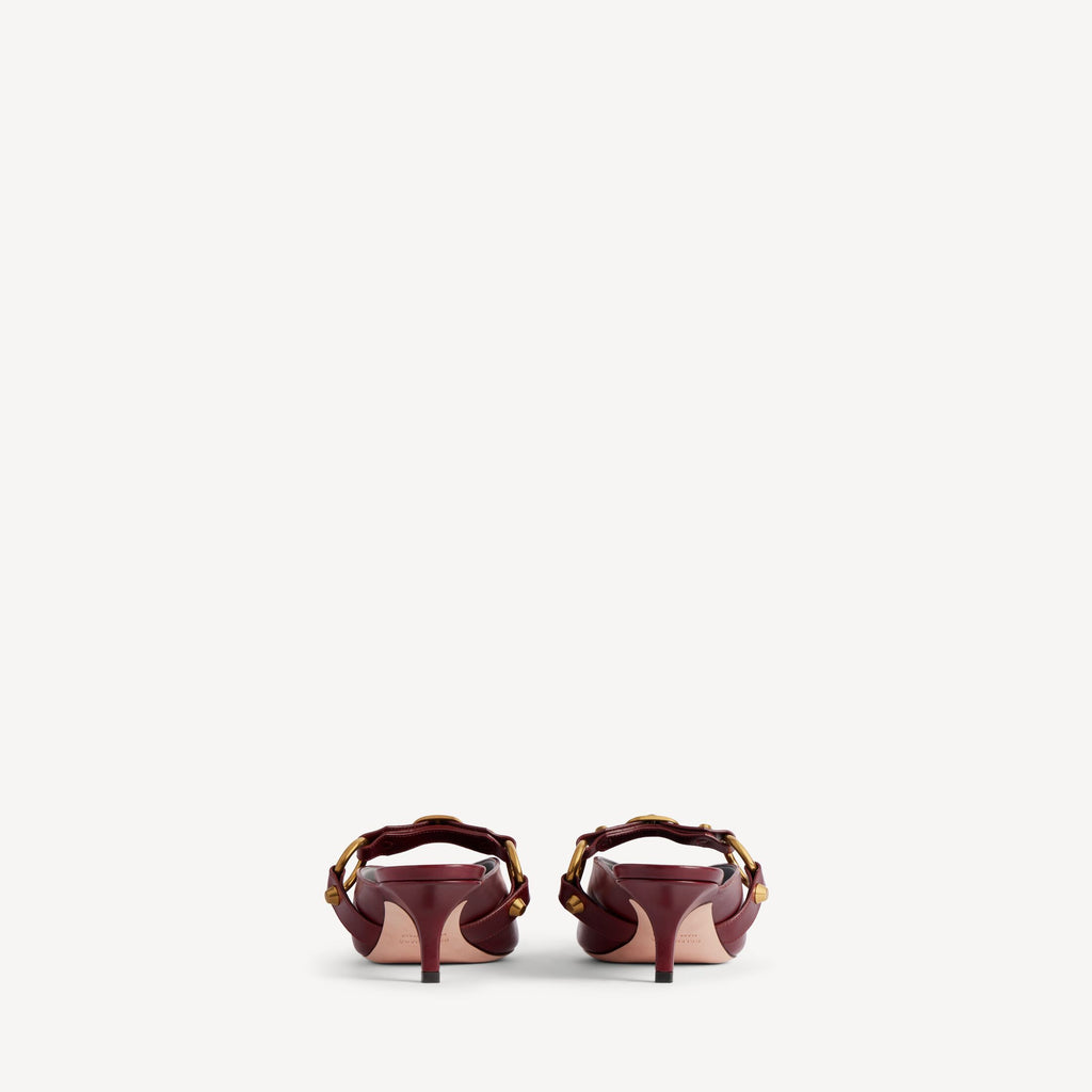 Women's City Mule in Merlot RUNWAY DELUXE