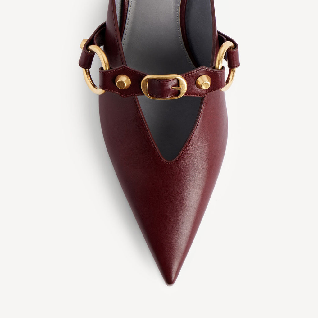 Women's City Mule in Merlot RUNWAY DELUXE