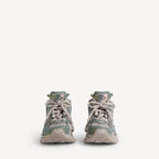 Women's Runner Iridescent Sneaker in Beige/pink