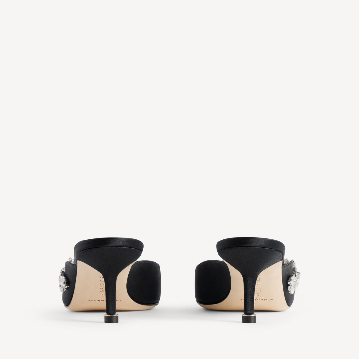 Women's Balenciaga | Manolo Blahnik Mule in Black RUNWAY DELUXE