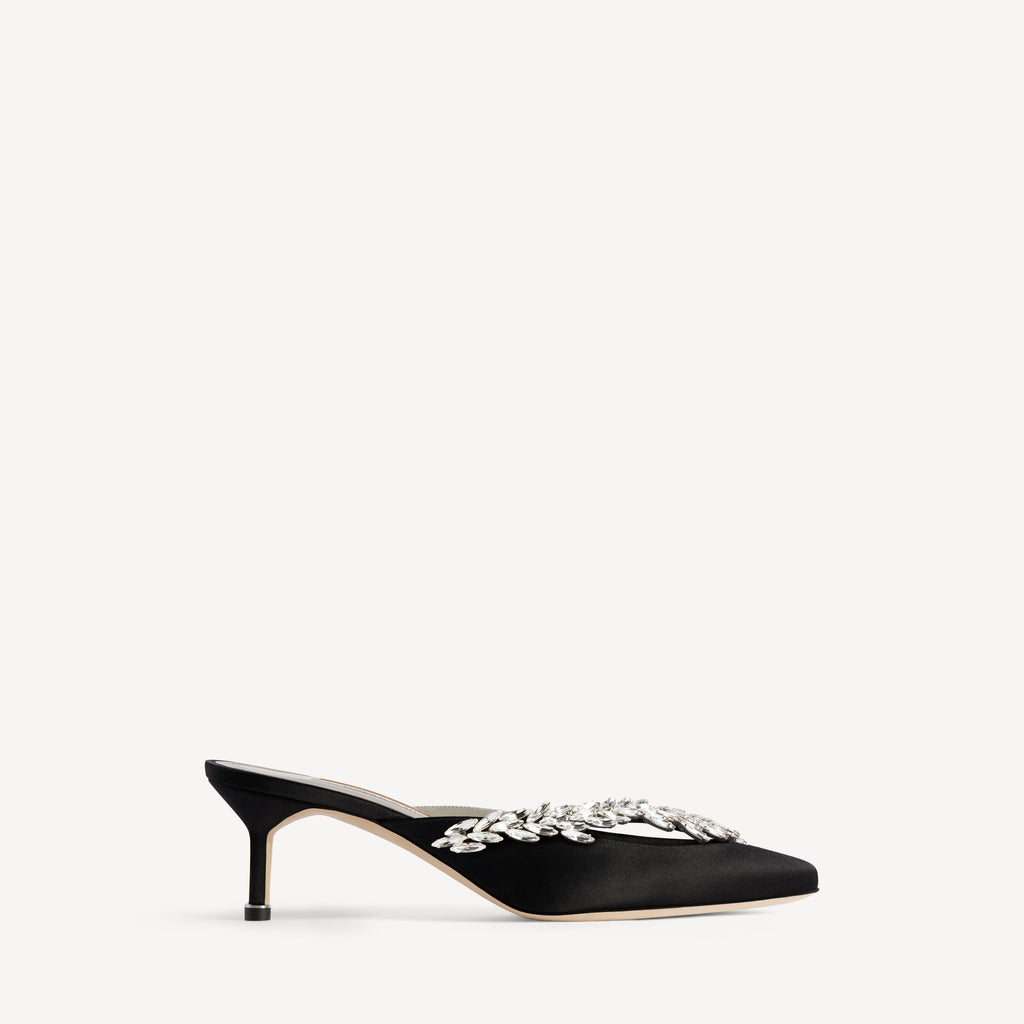 Women's Balenciaga | Manolo Blahnik Mule in Black RUNWAY DELUXE