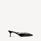 Women's Balenciaga | Manolo Blahnik Mule in Black RUNWAY DELUXE