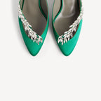 Women's Balenciaga | Manolo Blahnik Mule in Grass RUNWAY DELUXE