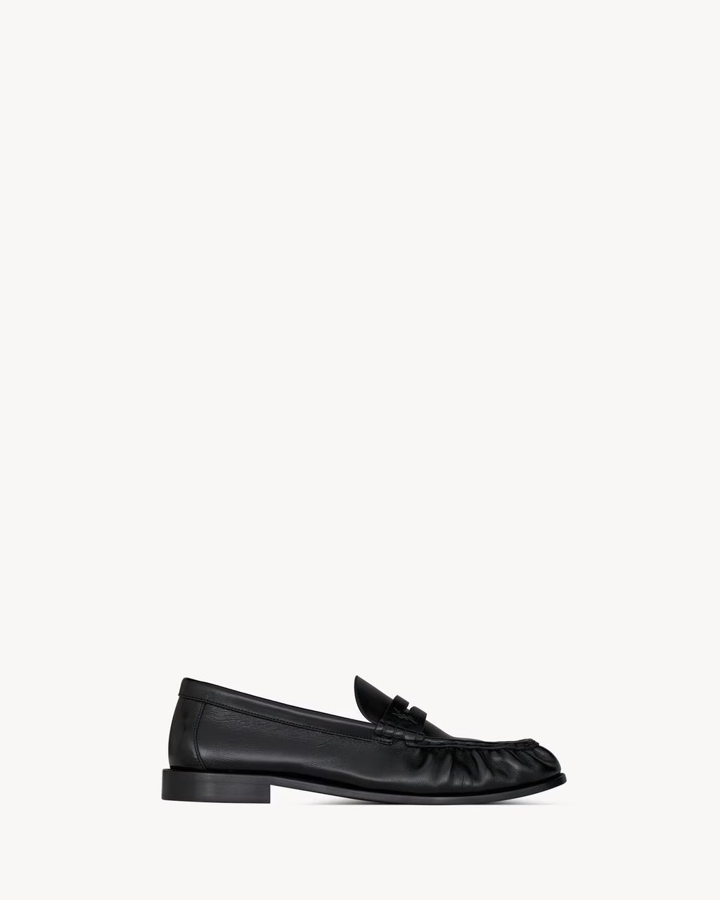 LE LOAFER supple in smooth leather BLACK RUNWAY DELUXE