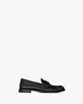 LE LOAFER supple in smooth leather BLACK RUNWAY DELUXE
