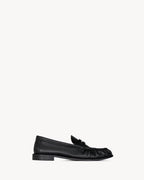 LE LOAFER supple in smooth leather BLACK RUNWAY DELUXE