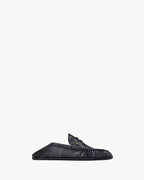 LE LOAFER foldable in hagfish BLACK & NAVY BLUE RUNWAY DELUXE