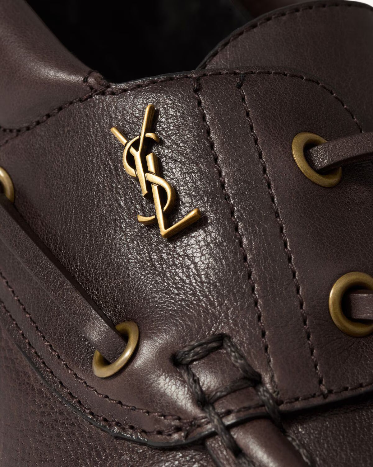 LE LOAFER BATEAU in smooth leather PARIS BROWN RUNWAY DELUXE