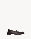 THEOBALD foldable loafers in smooth leather RAW BROWN RUNWAY DELUXE