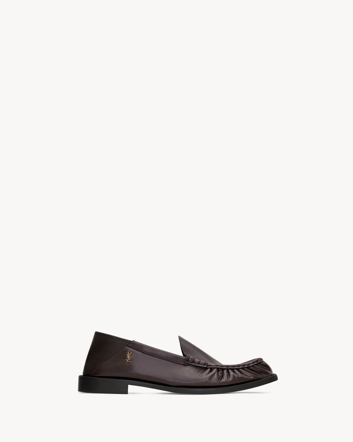 THEOBALD foldable loafers in smooth leather RAW BROWN RUNWAY DELUXE