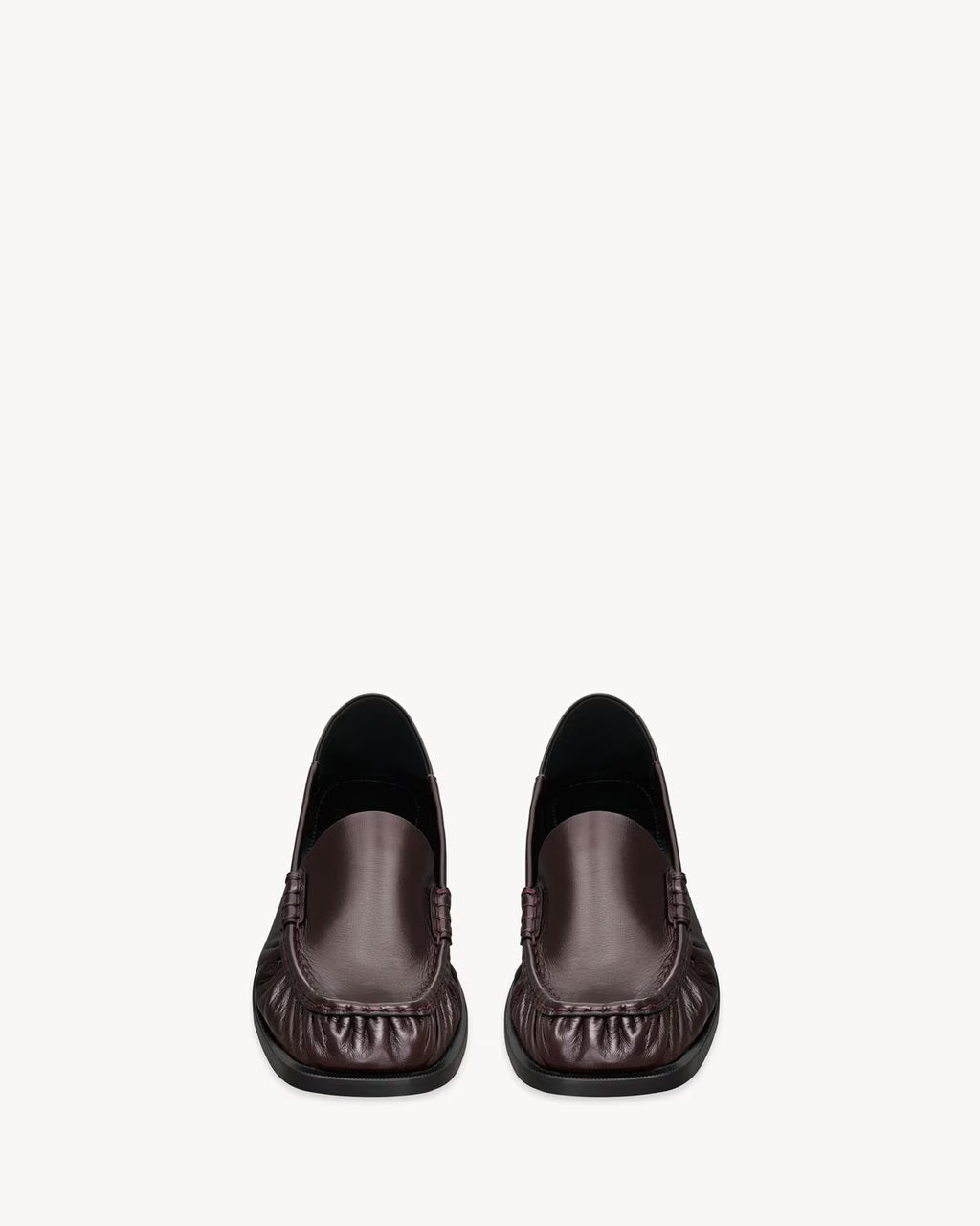 THEOBALD foldable loafers in smooth leather RAW BROWN RUNWAY DELUXE