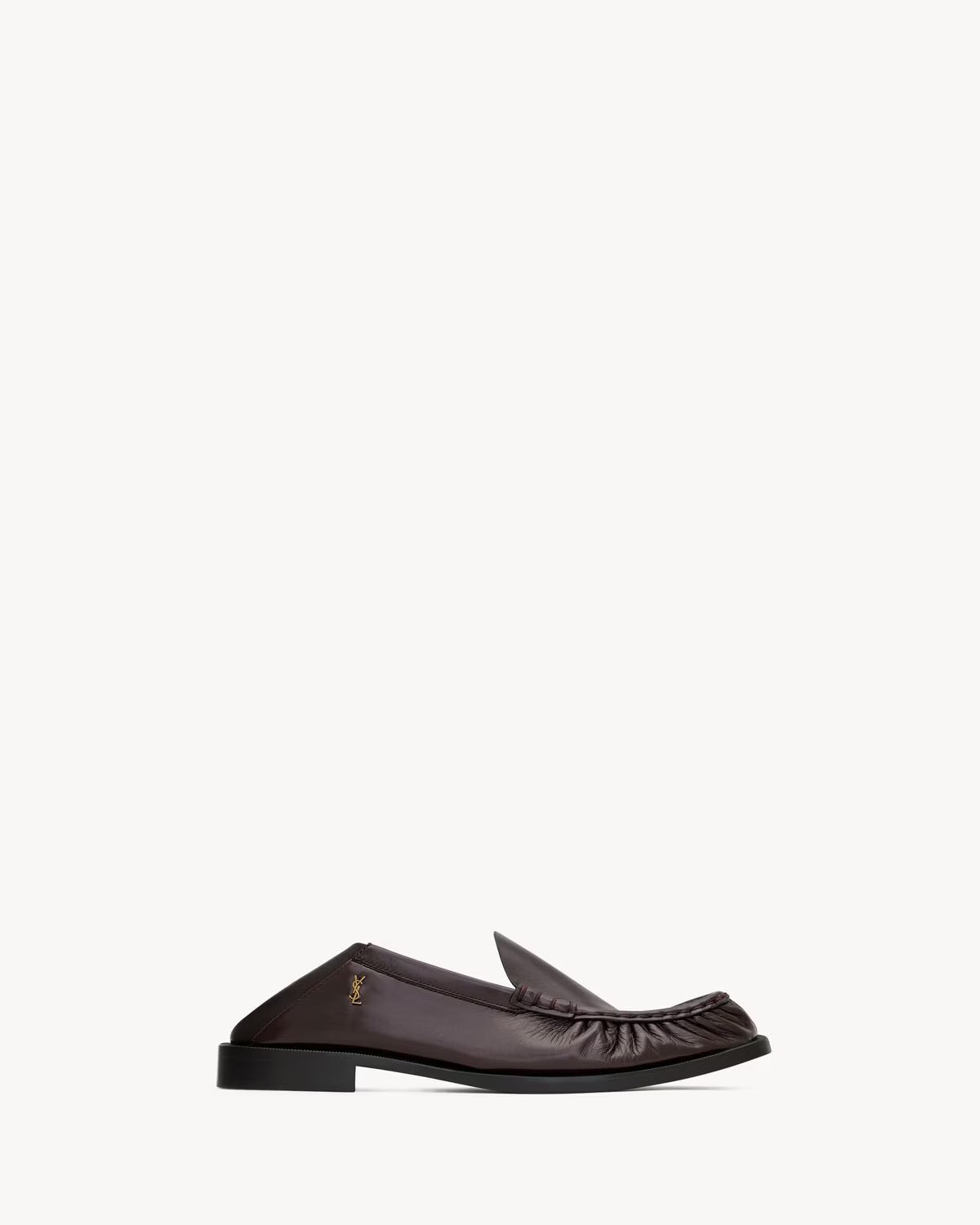 THEOBALD foldable loafers in smooth leather RAW BROWN RUNWAY DELUXE