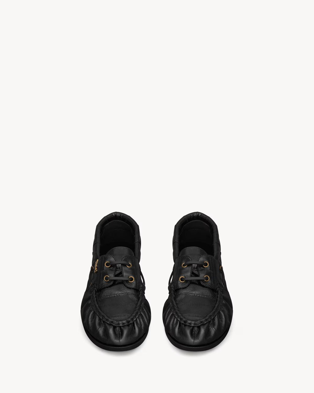 LE LOAFER BATEAU in hagfish BLACK RUNWAY DELUXE