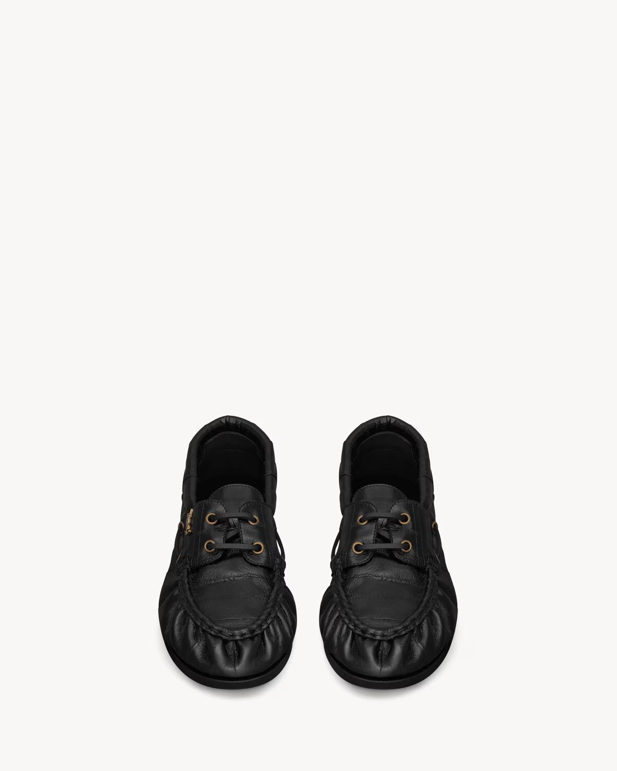 LE LOAFER BATEAU in hagfish BLACK RUNWAY DELUXE