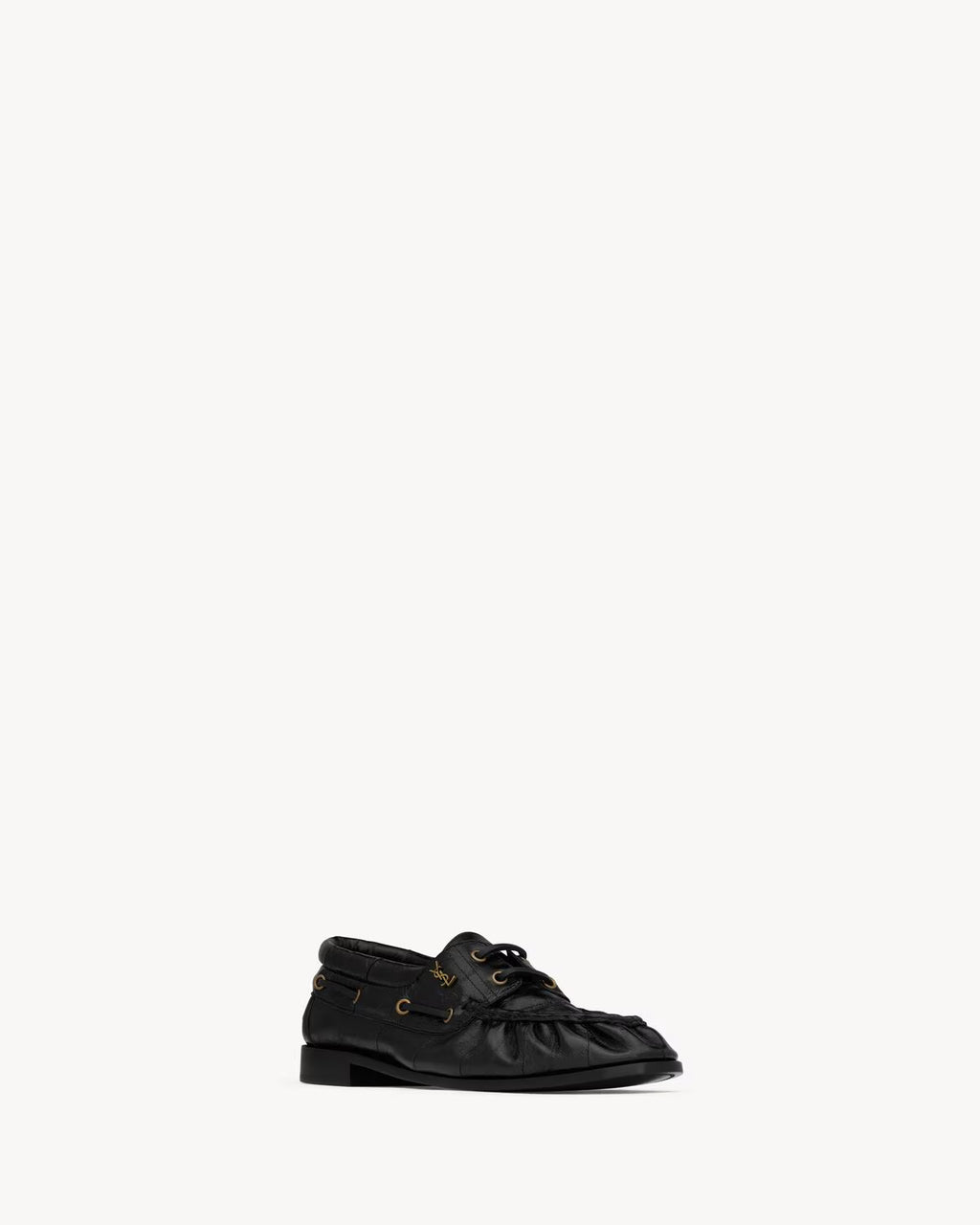 LE LOAFER BATEAU in hagfish BLACK RUNWAY DELUXE