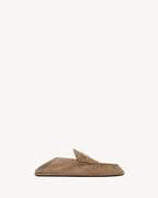 LE LOAFER foldable in suede NUDE RUNWAY DELUXE
