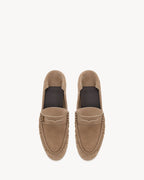 LE LOAFER foldable in suede NUDE RUNWAY DELUXE