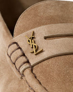 LE LOAFER foldable in suede NUDE RUNWAY DELUXE