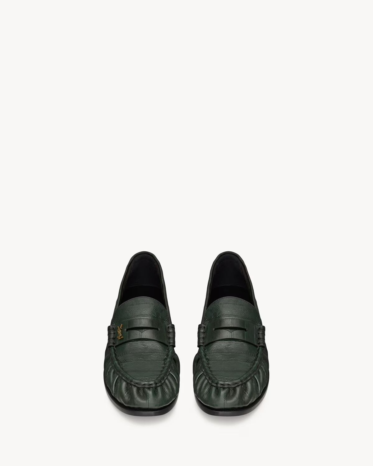 LE LOAFER supple in hagfish ENGLISH GREEN RUNWAY DELUXE