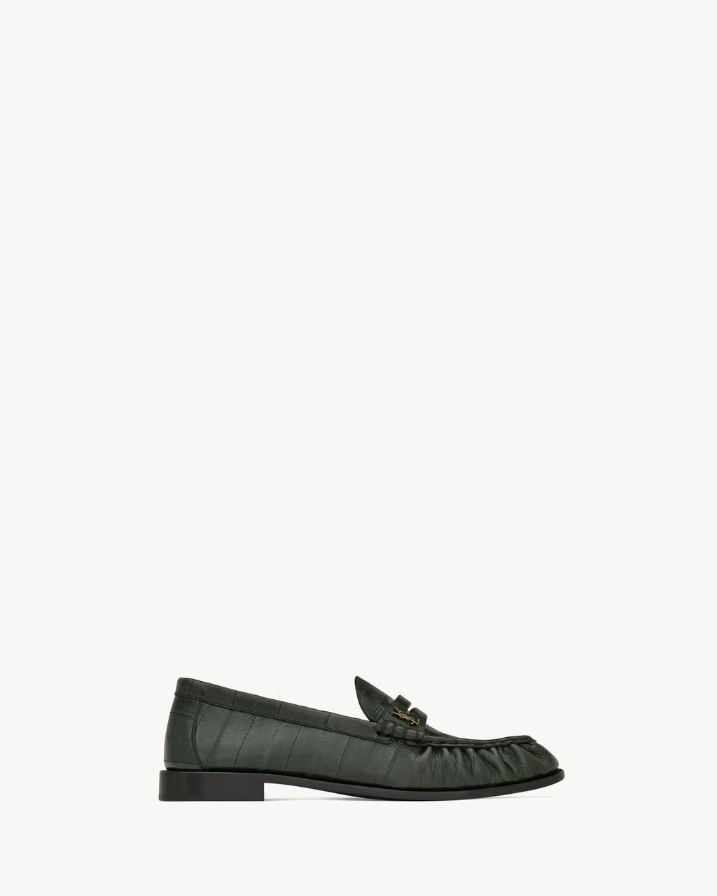 LE LOAFER supple in hagfish ENGLISH GREEN RUNWAY DELUXE