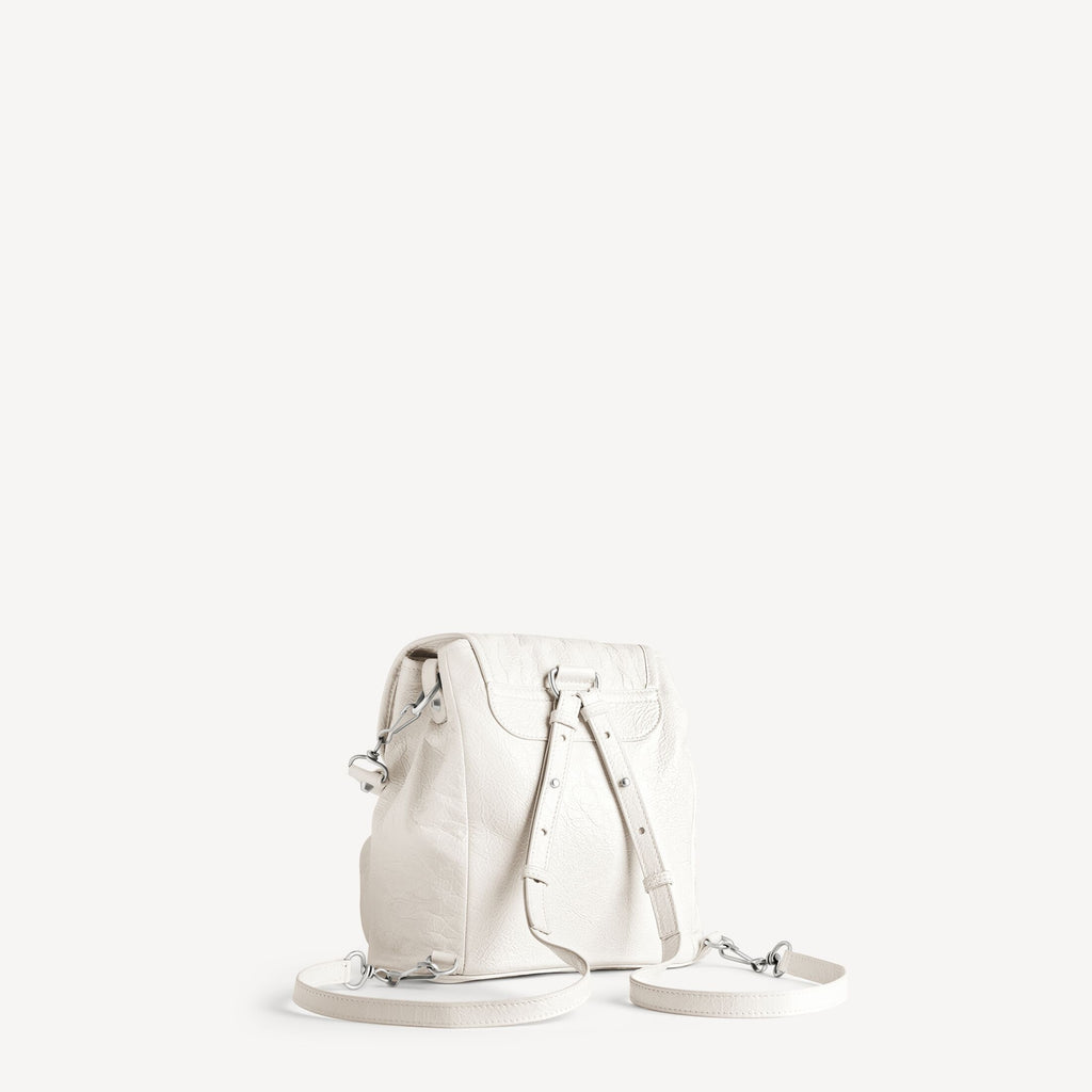 Women's Le City Backpack Mini in Optic White