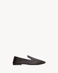 ALAIN slippers in smooth leather BROWN RUNWAY DELUXE