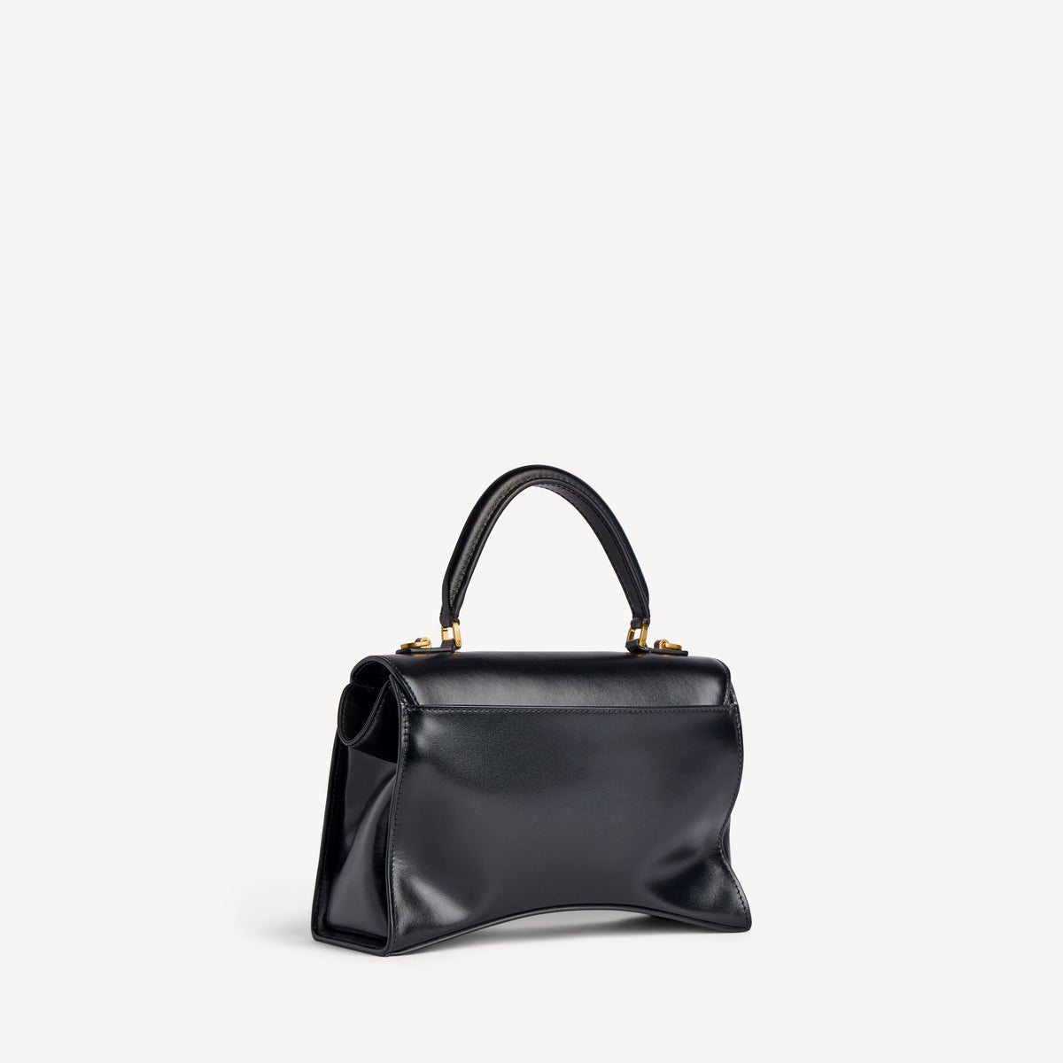 Women's Hourglass Avenue Top Handle Bag Small in Black RUNWAY DELUXE