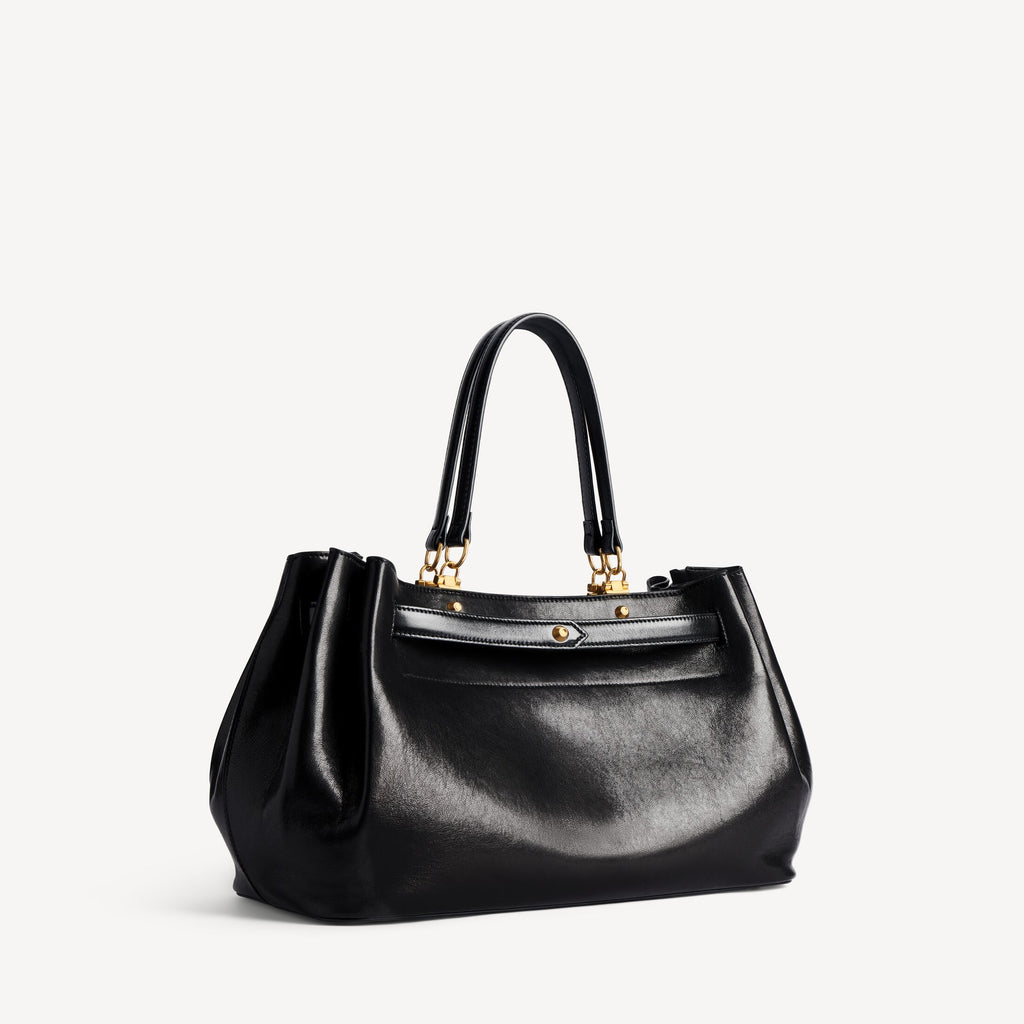 Women's Fan Carry All Bag Medium in Black RUNWAY DELUXE