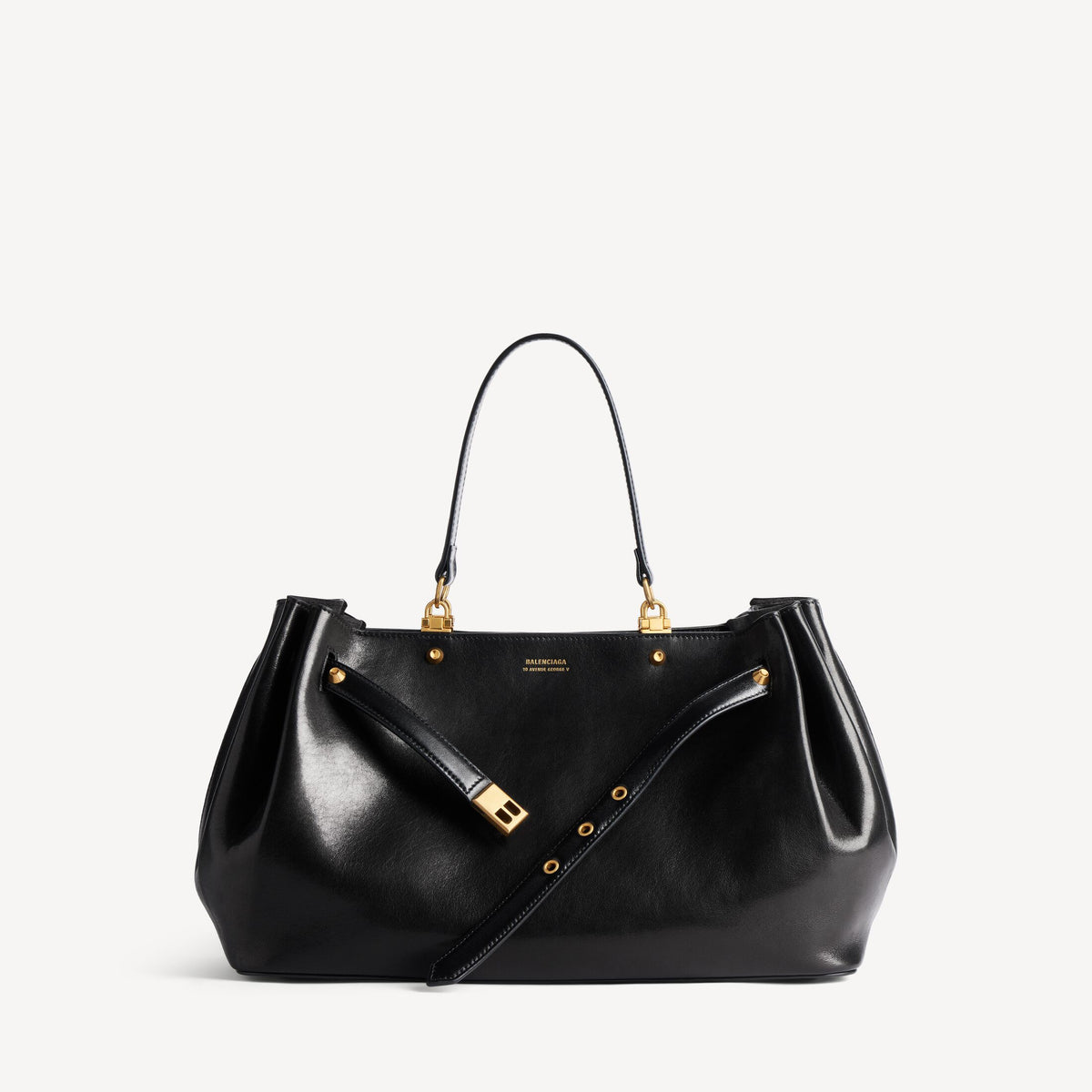 Women's Fan Carry All Bag Medium in Black RUNWAY DELUXE