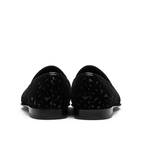 Burberry Black Velvet Flavio Tassel Loafer