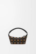 Cala Mini Bag in check intarsio