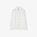 Cotton Poplin BlousePrice undefined New In White RUNWAY DELUXE