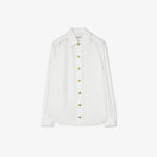 Cotton Poplin BlousePrice undefined New In White RUNWAY DELUXE