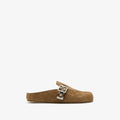 Check Suede Urchin Clogs RUNWAY DELUXE
