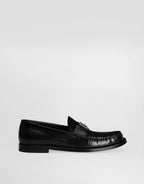 Brushed calfskin loafers