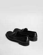 Brushed calfskin loafers