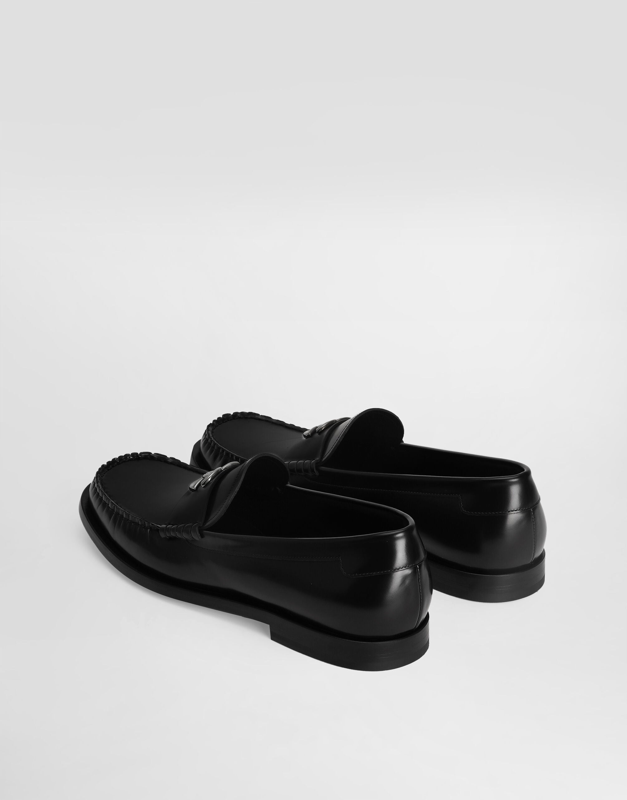 Brushed calfskin loafers