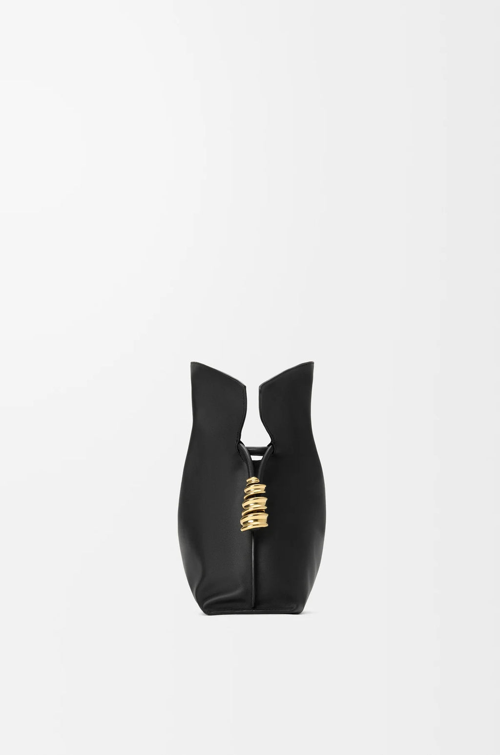 Medium Coil Flamenco clutch in nappa calfskin