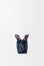 Mini Flamenco clutch in nappa calfskin and check intarsio