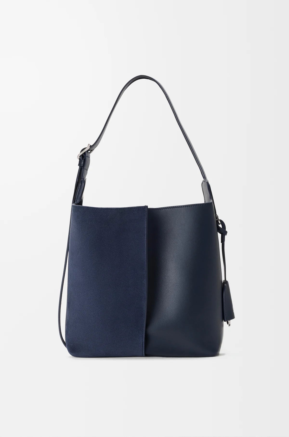 Medium Bilbao bucket in soft calfskin and suede RUNWAY DELUXE