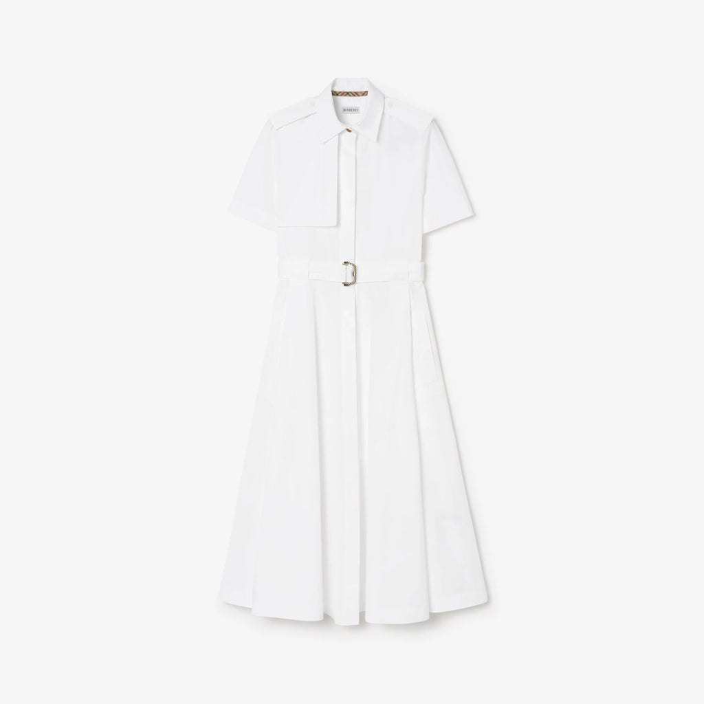 Cotton Poplin Shirt Dress