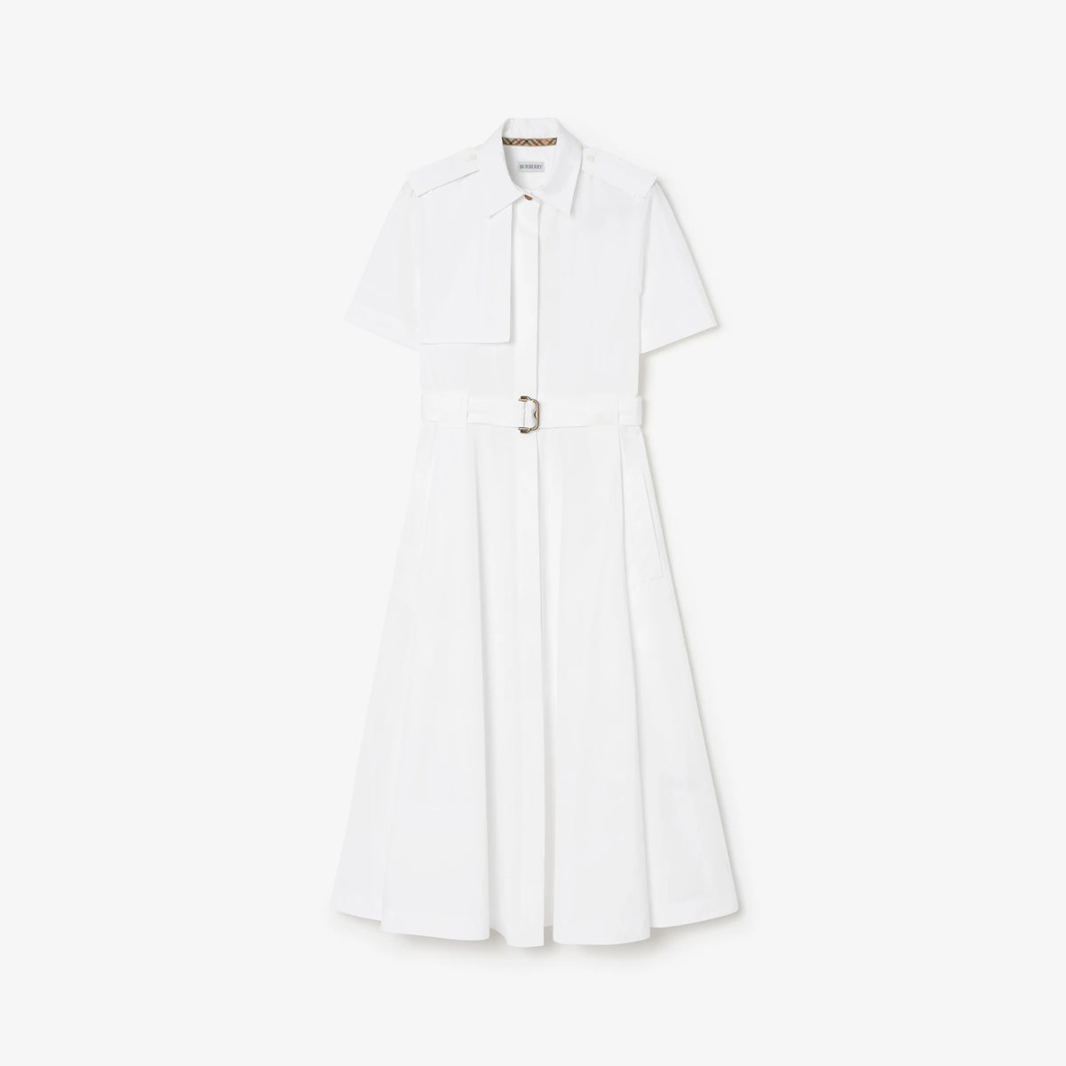 Cotton Poplin Shirt Dress