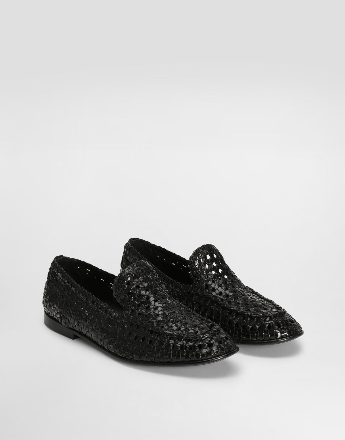 Polished goatskin slippers RUNWAY DELUXE
