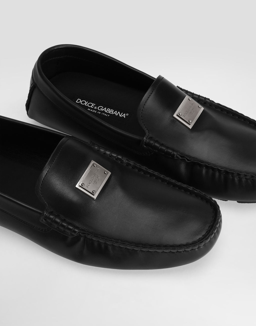 DG driver calfskin loafers