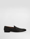 Ostrich leather slippers