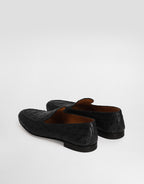 Ostrich leather slippers